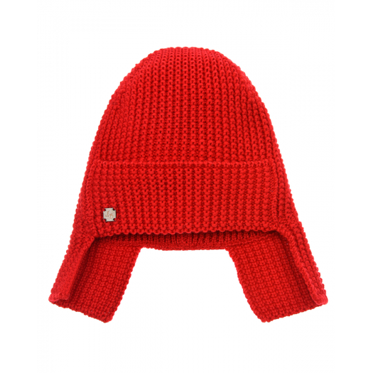 Красная шапка из шерсти Joli Bebe | Фото 1