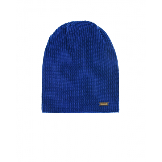 Синяя удлиненная шапка Il Trenino | Фото 1