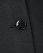 Черное пальто с рукавами из эко-кожи TWINSET | Фото 3