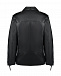 Куртка-косуха из натуральной кожи, черная ALINE | Фото 9