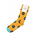 Желтые носки с декором &quot;пластинки&quot; Happy Socks | Фото 1