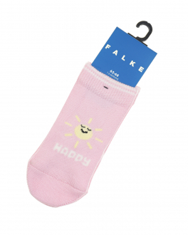Розовые носки с принтом &quot;Happy Days&quot; Falke Розовый, арт. 10561 8444 | Фото 1