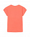 Оранжевая футболка с принтом &quot;морковь&quot; Sanetta Kidswear | Фото 2