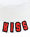 Белая панама с аппликацией &quot;KISS&quot; Regina | Фото 3