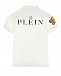 Белая футболка-поло с лого на спине Philipp Plein | Фото 2