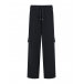Черные брюки с карманами карго 5 Preview | Фото 1