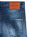 Синие джинсы из потертого денима Dsquared2 | Фото 4