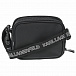 Черная сумка с ремешком через плечо, 14х5,5х18 см Karl Lagerfeld kids | Фото 3