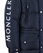 Темно-синяя куртка с логотипом на рукаве Moncler | Фото 3