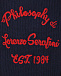 Джемпер с красным лого, темно-синий Philosophy di Lorenzo Serafini Kids | Фото 3