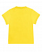 Желтая футболка с принтом &quot;полосатый квадрат&quot;  | Фото 2