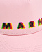 Бейсболка с лого, розовая MARNI | Фото 3