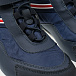 Темно-синие кроссовки на шнуровке и липучке Morelli | Фото 6