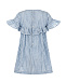 Платье в голубую полоску с вышивкой IL Gufo | Фото 2