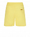 Желтые льняные шорты для беременных Pietro Brunelli | Фото 6