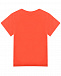 Оранжевая футболка с принтом &quot;обезьяна&quot; Stella McCartney | Фото 2