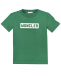 Зеленая футболка с логотипом Moncler | Фото 1