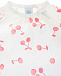 Белый комбинезон с принтом &quot;вишни&quot; Sanetta | Фото 3