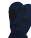 Синие варежки с принтом &quot;Звезды&quot; Molo | Фото 2