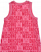 Розовое платье с логотипом Moschino | Фото 5