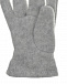 Светло-серые флисовые перчатки Catya | Фото 2