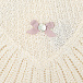 Плед кремового цвета с розовым кантом, 106x106 см Paz Rodriguez | Фото 3