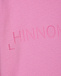 Розовая футболка с лого в тон Hinnominate | Фото 3
