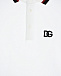 Белая футболка-поло с контрастной отделкой Dolce&Gabbana | Фото 3