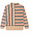 Бежевый свитер из кашемира и шерсти в фирменную полоску Burberry | Фото 2