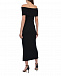 Черное платье с открытыми плечами Pietro Brunelli | Фото 5