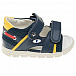 Темно-синие сандалии с желтой отделкой Falcotto | Фото 2