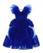 Синее платье с оборками Sasha Kim | Фото 1