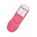 Розовые следки в горошек Happy Socks | Фото 1