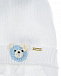 Белая шапка с декором &quot;медвежонок&quot; Il Trenino | Фото 3