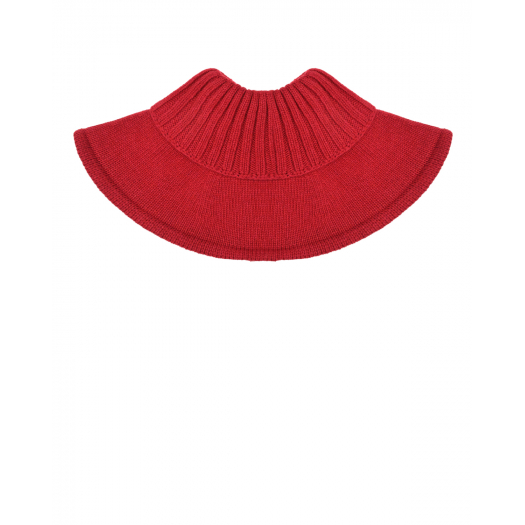 Красный вязаный шарф-горло Chobi | Фото 1