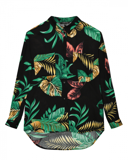 Рубашка с принтом &quot;тропические листья&quot; Dan Maralex | Фото 1