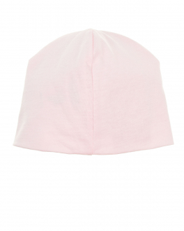 Розовая шапка с аппликацией &quot;медвежонок&quot; La Perla Розовый, арт. 73730 R0 | Фото 2