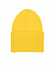 Желтая шапка с отворотом  | Фото 2