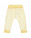 Желтые спортивные брюки с цветочным принтом Sanetta fiftyseven | Фото 2