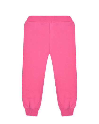Спортивные брюки с принтом &quot;100% Pure Moschino&quot;, розовые  | Фото 1