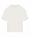 Трикотажная футболка-поло белого цвета KengLabel | Фото 2