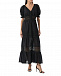 Черное платье макси с рукавами-фонариками Charo Ruiz | Фото 2