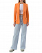 Оранжевый однобортный пиджак MSGM | Фото 3