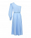 Голубое платье с плиссированной юбкой  | Фото 5