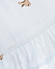 Голубая ночная рубашка с принтом &quot;бантики&quot; AMIKI | Фото 4
