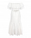 Белое платье с воланом Charo Ruiz | Фото 5