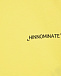 Желтая футболка с лого Hinnominate | Фото 3