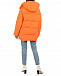 Оранжевое пальто-пуховик с капюшоном Woolrich | Фото 4
