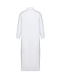 Платье-рубашка с разрезами по бокам, белое 120% Lino | Фото 5