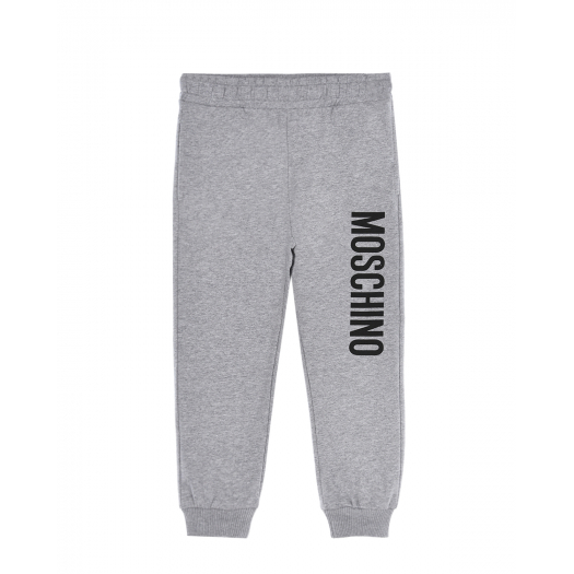 Серые спортивные брюки с логотипом Moschino | Фото 1